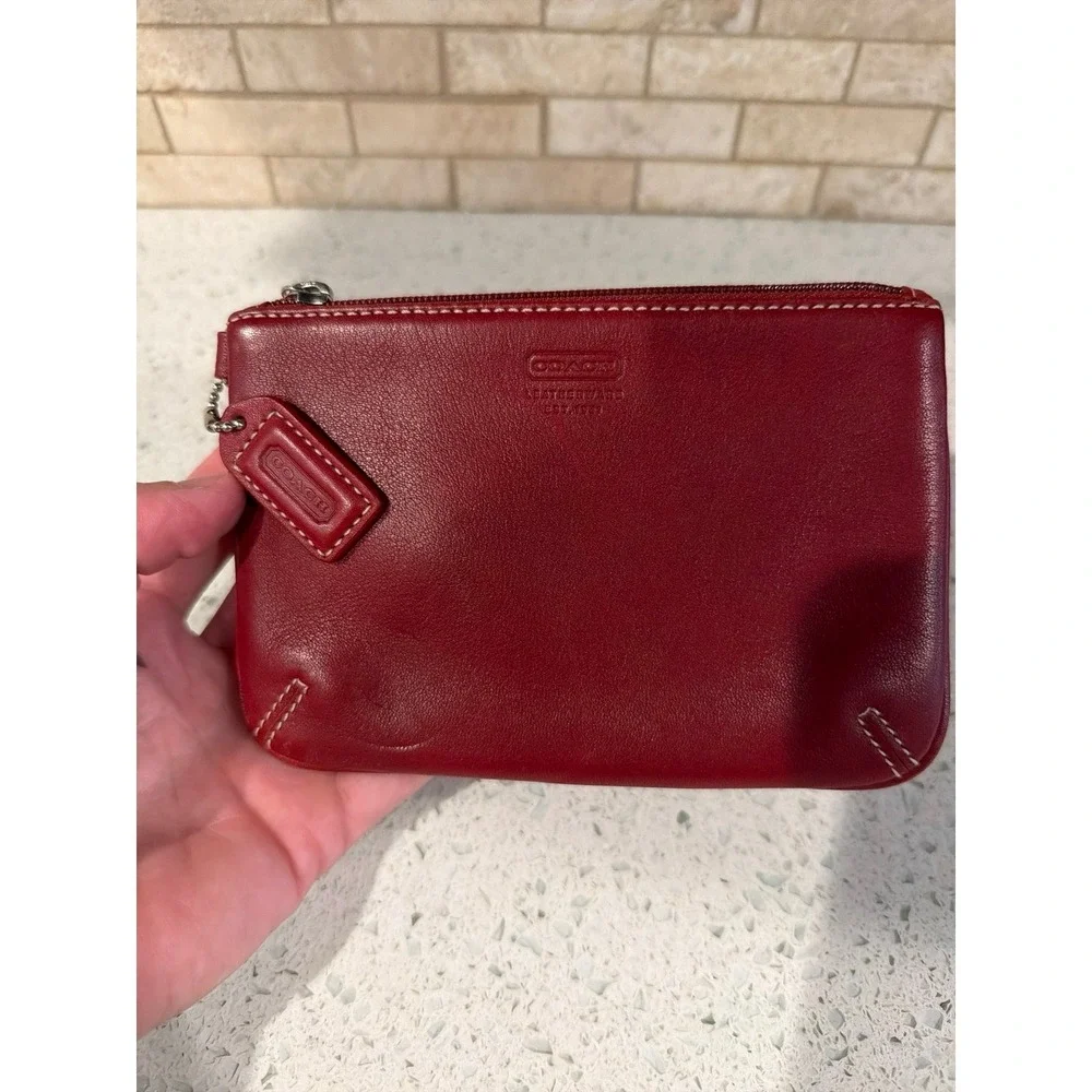Vintage‎ red coach wristlet
